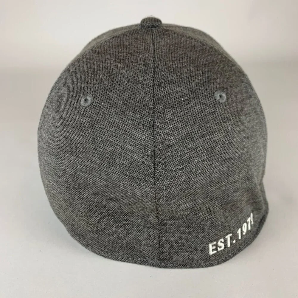 TaylorMade Golf Gray Stretch Fitted Hat Mens L/XL